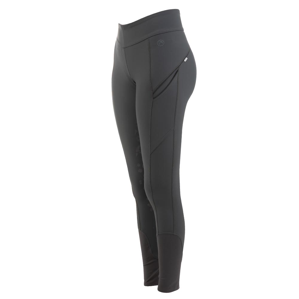 Riding tights slate blue with full seat grip for women - ANKY