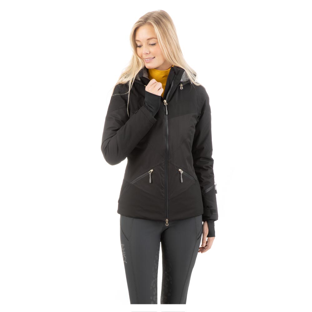 Waterproof Quilted Jacket – Black (Women) – ANKY