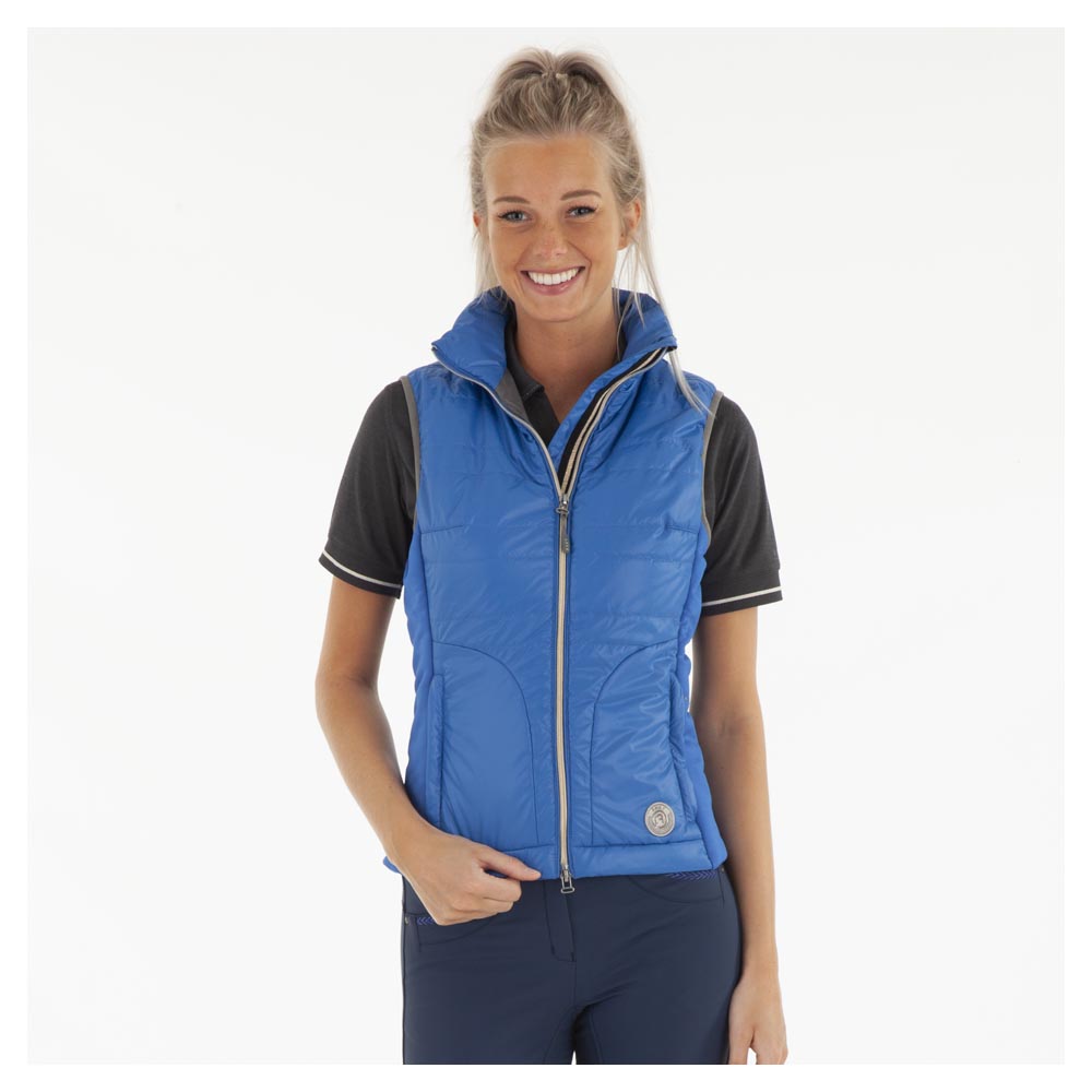 Royal blue lightweight padded vest for woman – ANKY