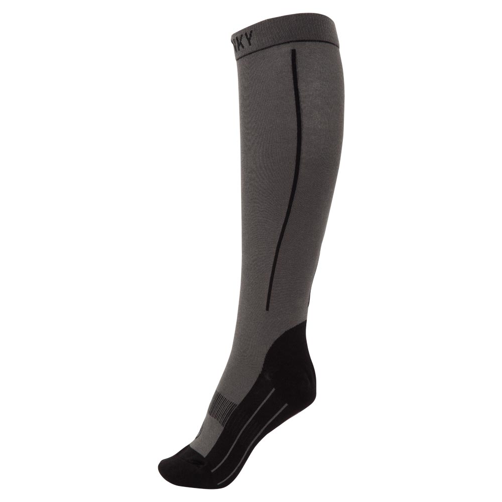 Calcetines altos grises (dove) y negros - ANKY