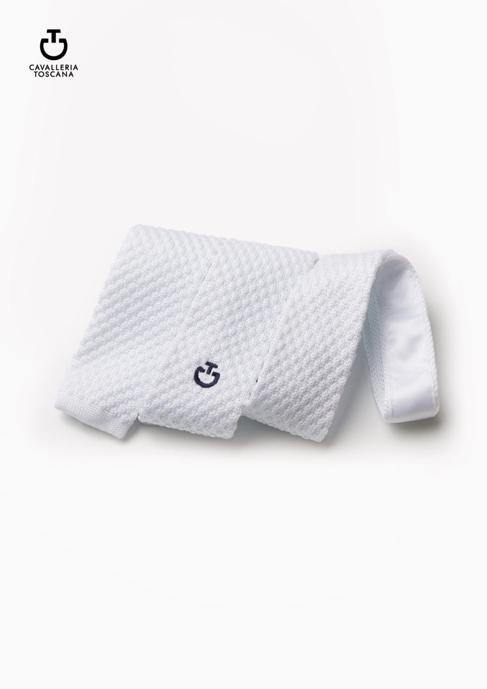 Cravate modèle Tricot Blanc - Cavalleria Toscana