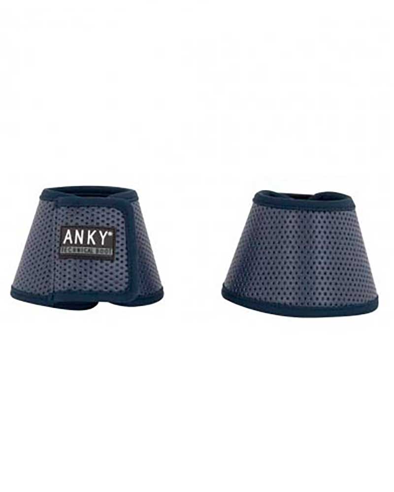 Lot de 2 cloches bleu marine (navy) avec perforations à strass - Anky