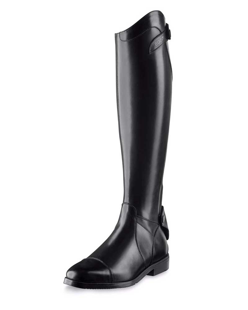 Botas de montar a caballo en cuero negro unisex modelo Aries de Ego7