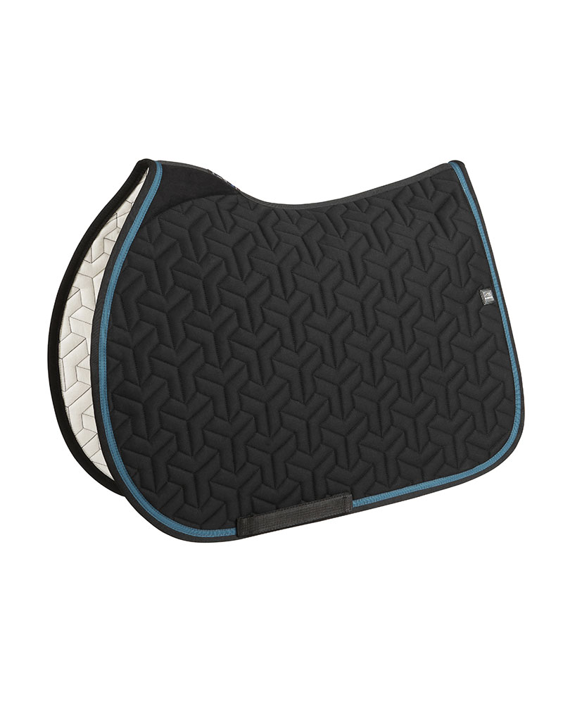 Tapis de saut noir et bleu Crisc - Equiline