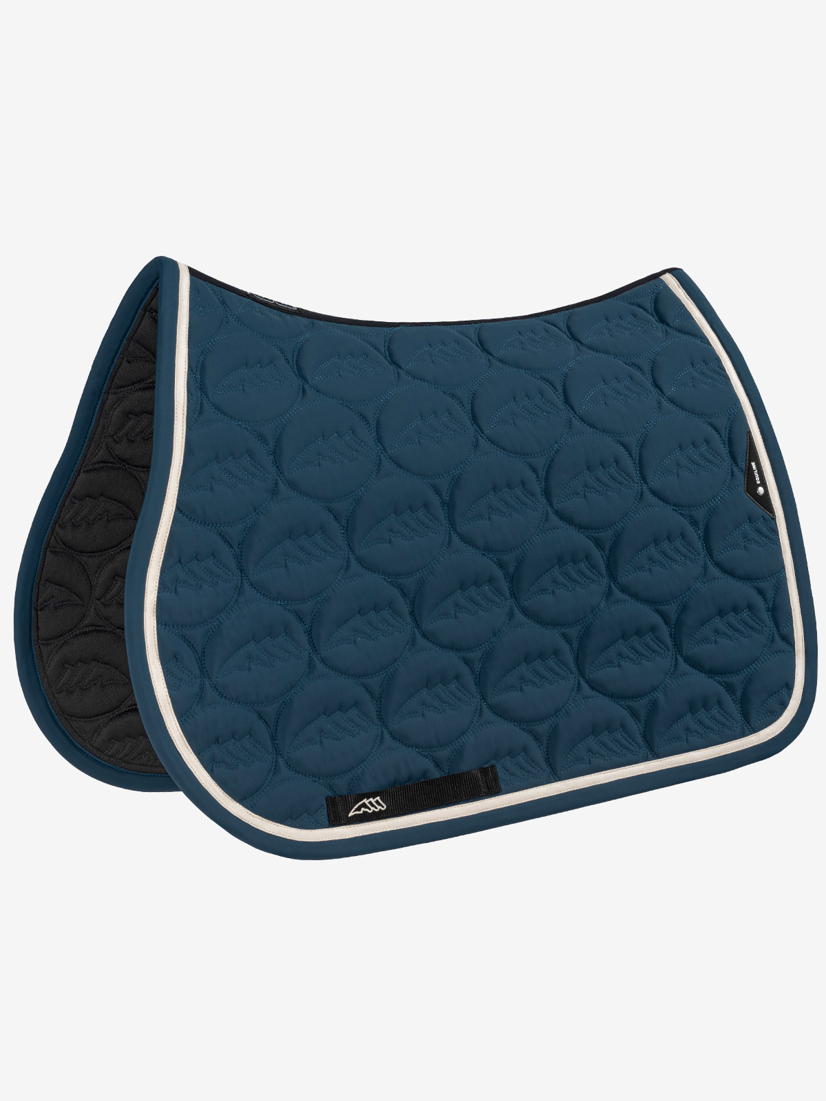 Blue “Legion Blue” jumping saddle pad with Entic logo – Equiline