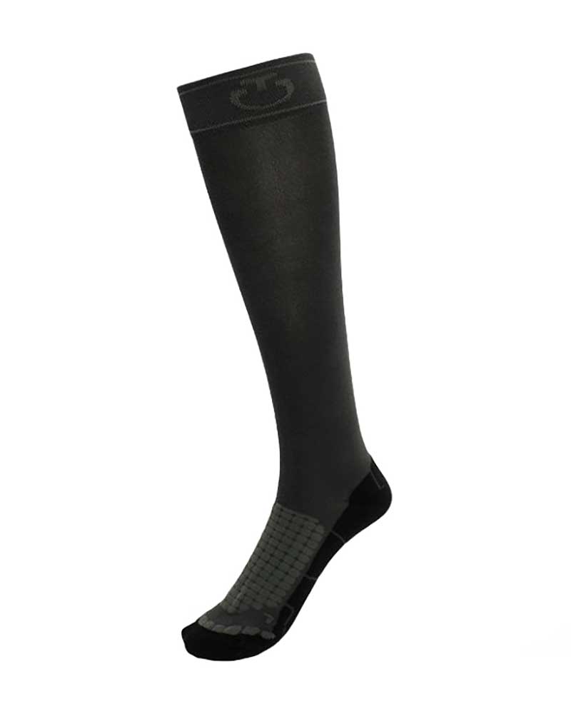 Chaussettes hautes techniques gris foncé - Cavalleria Toscana