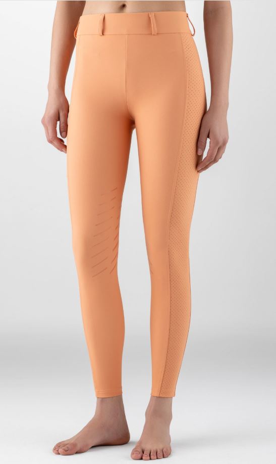Coral leggings with side pocket for mobile (knee grip) for women - Ceberkh - Equiline