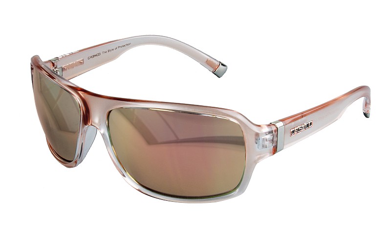 Pink and brown unisex sports sunglasses model SX-61 by Casco