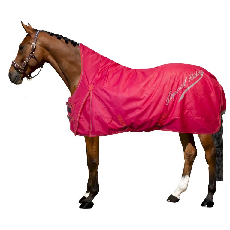 Red outdoor blanket (0 gr) for pony - Imperial Riding