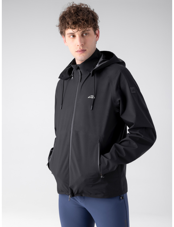 Black waterproof jacket for men - Colinec - Equiline