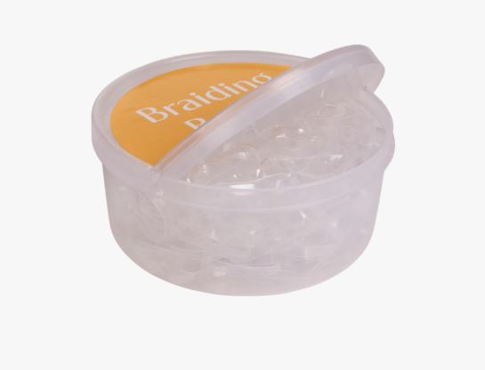 Caja de gomas elásticas transparentes de 50g (aprox 450 unidades) de QHP