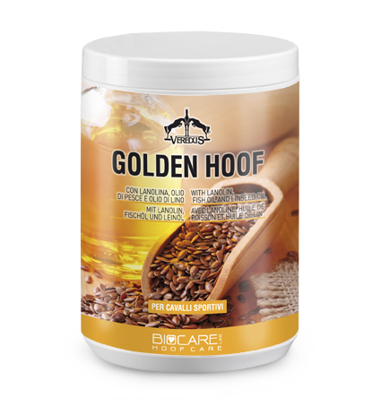 Pomada de aceite de pescado y linaza para cascos de caballo - Golden Hoof - Veredus Biocare