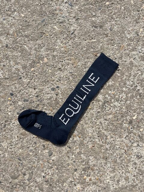 Calcetines altos azules unisex - Bee - Equiline