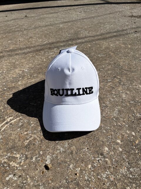 Gorra blanca con logo frontal efecto cristal - Ginteg - Equiline