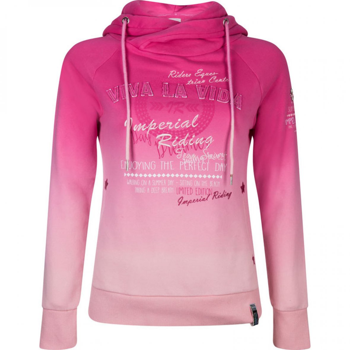 Pink gradient hoodie for girl – Parcival – Imperial Riding