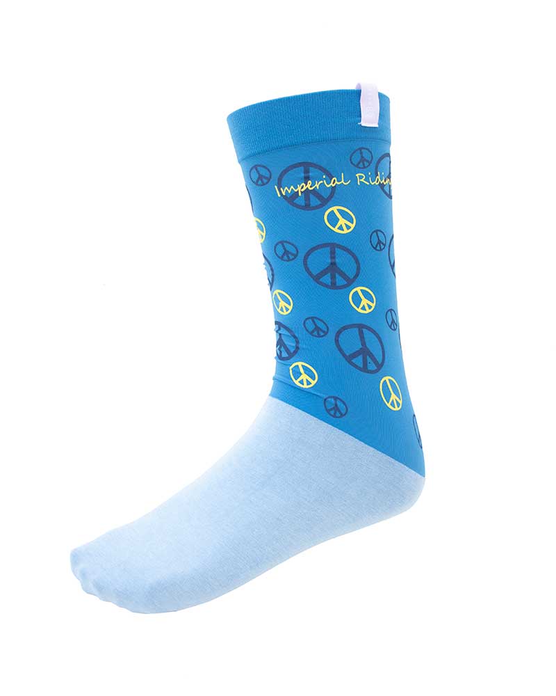 Chaussettes techniques bleu avec símbolos de la paz modèle Pele - Imperial Riding