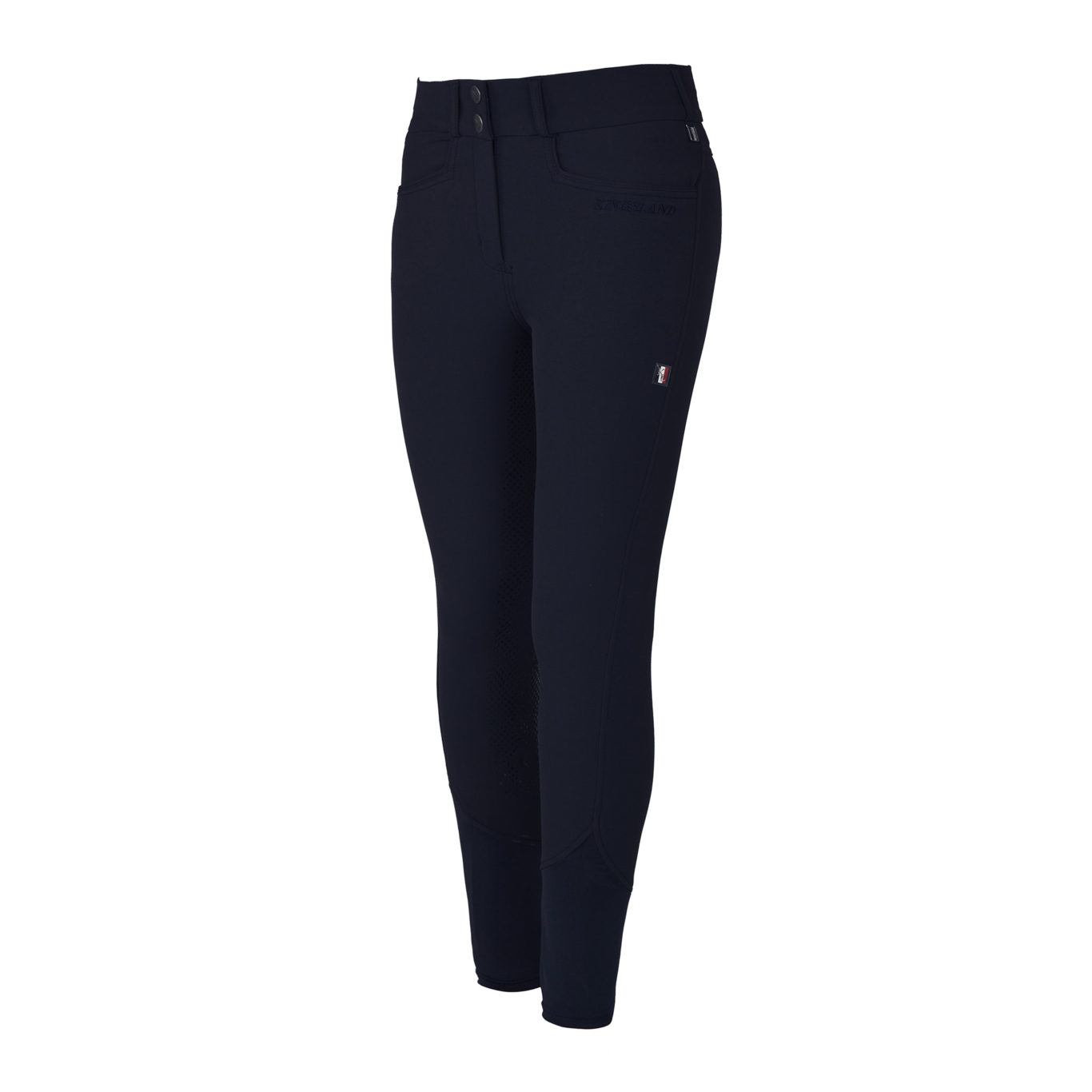Navy blue full grip breeches for woman – Kadi model by Kingsland Classic