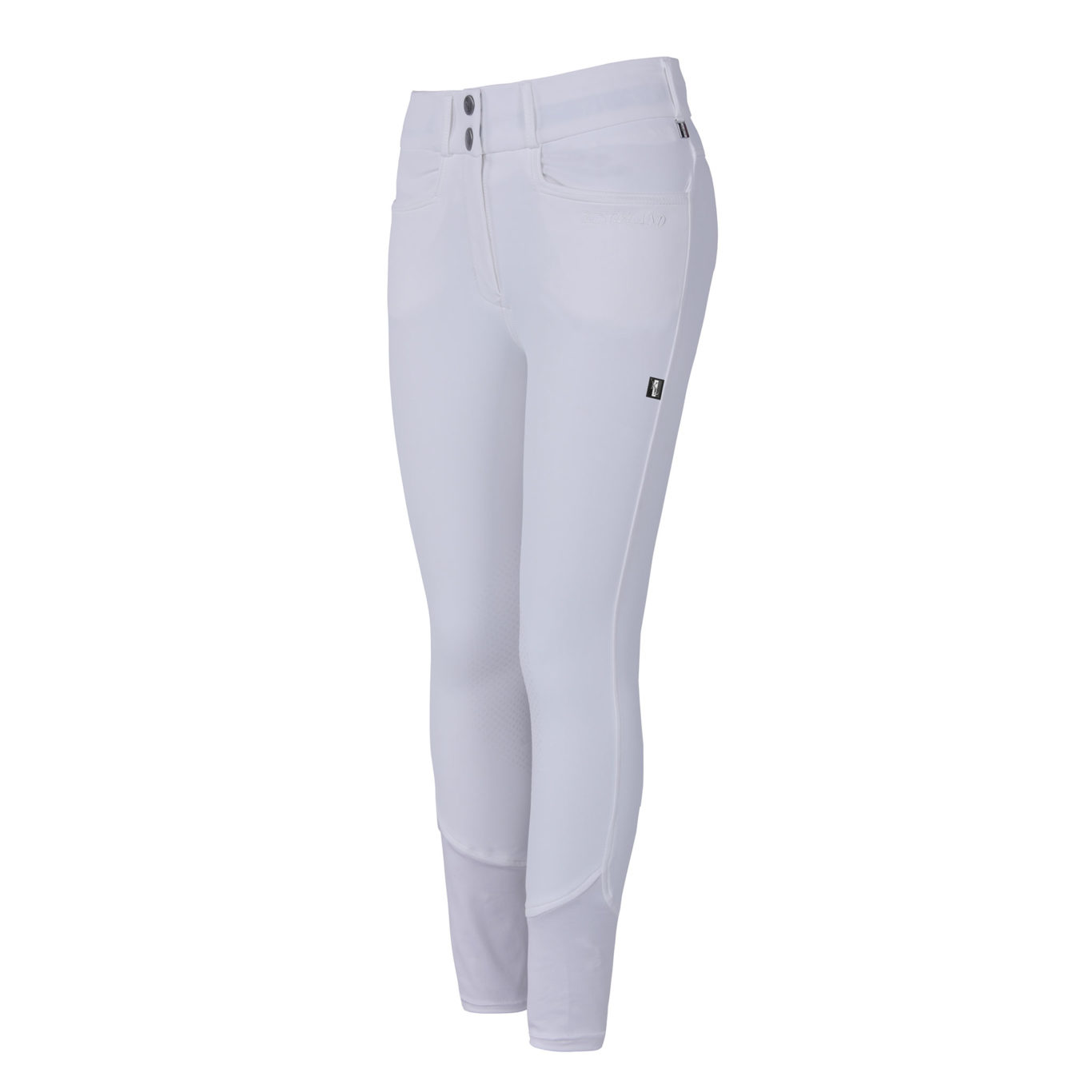 Pantalons avec grip aux genoux blanc pour femme modèle Kadi - Kingsland Classic