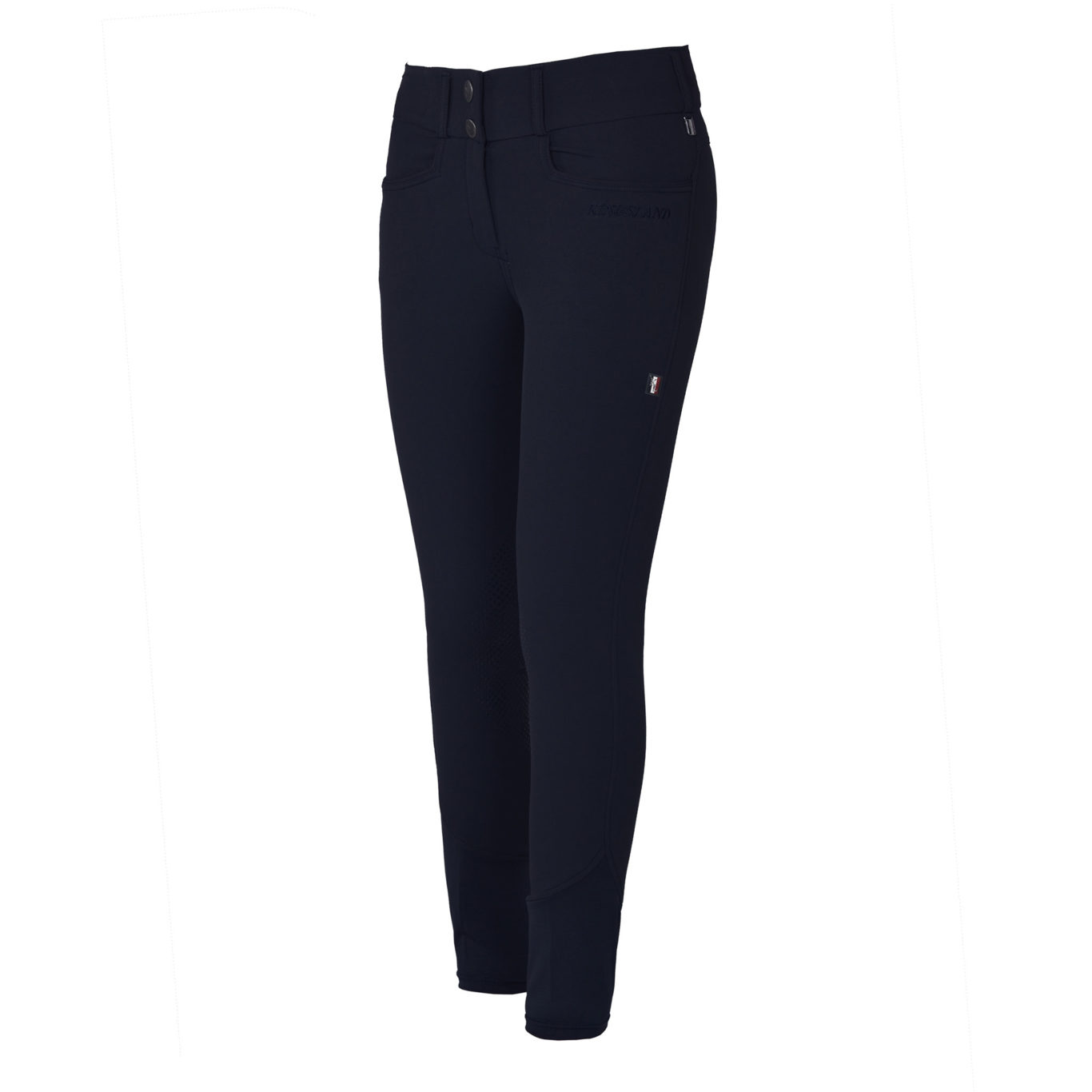 Pantalons avec grip aux genoux bleu marine pour femme modèle Kadi - Kingsland Classic