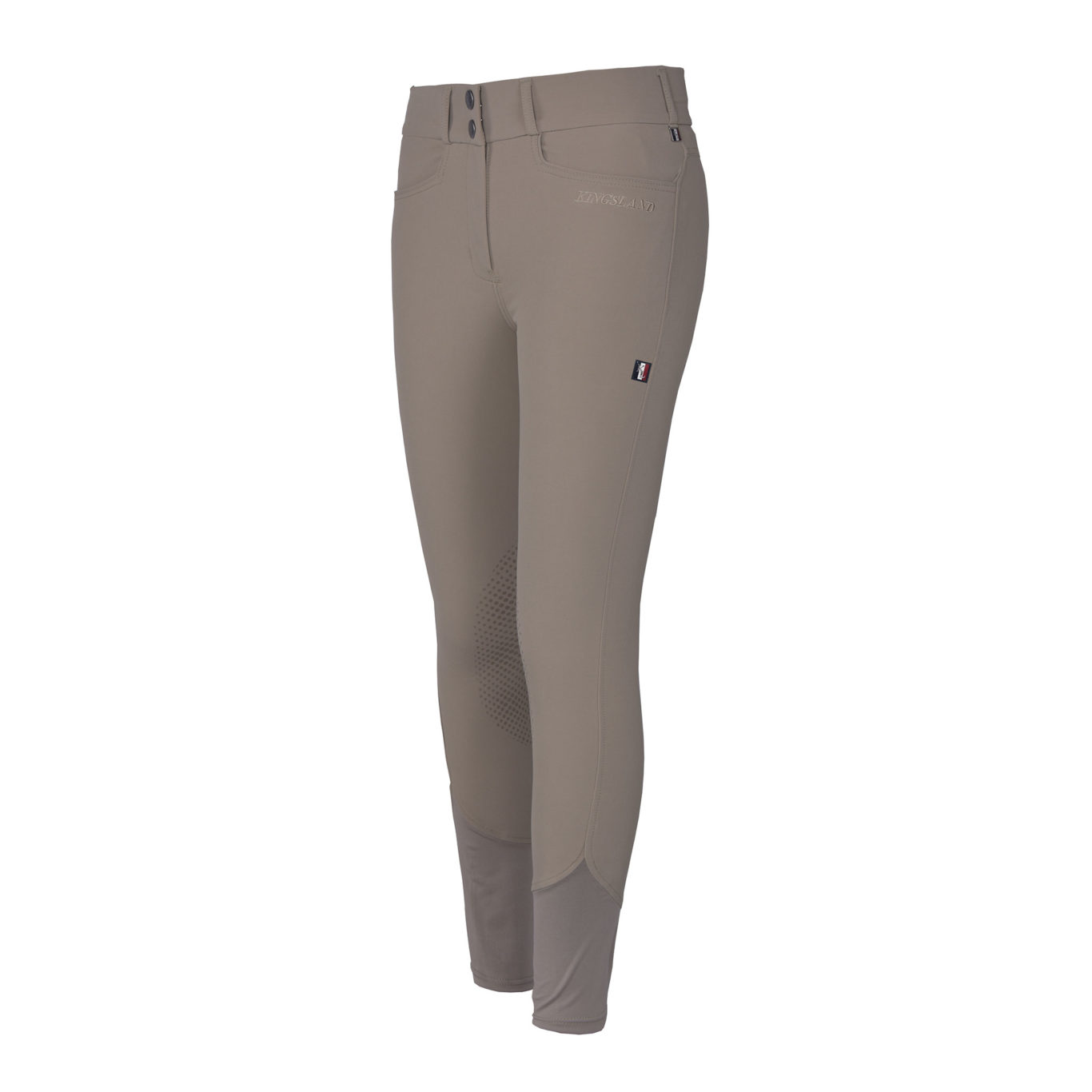 Beige breeches with knee grip for woman – Kadi model by Kingsland Classic