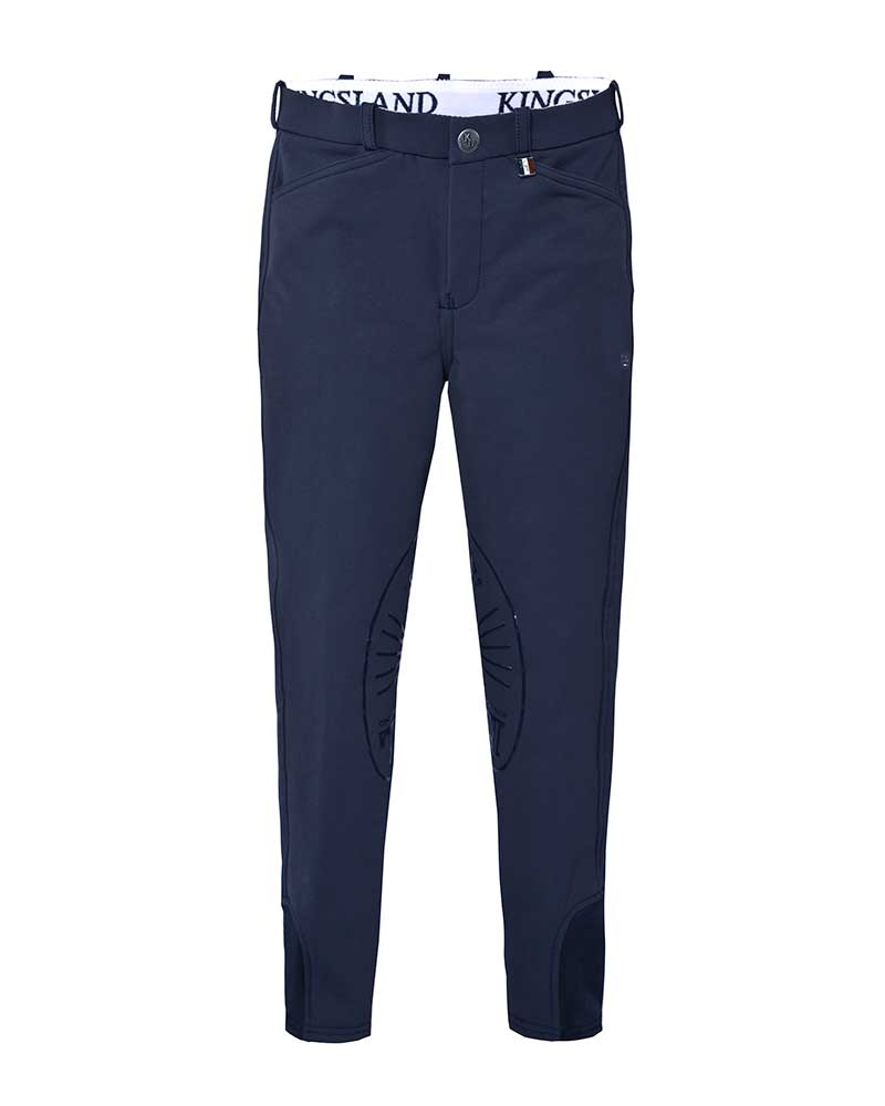 Navy blue pants (knee grip) junior unisex - KLkonrad - Kingsland Classic