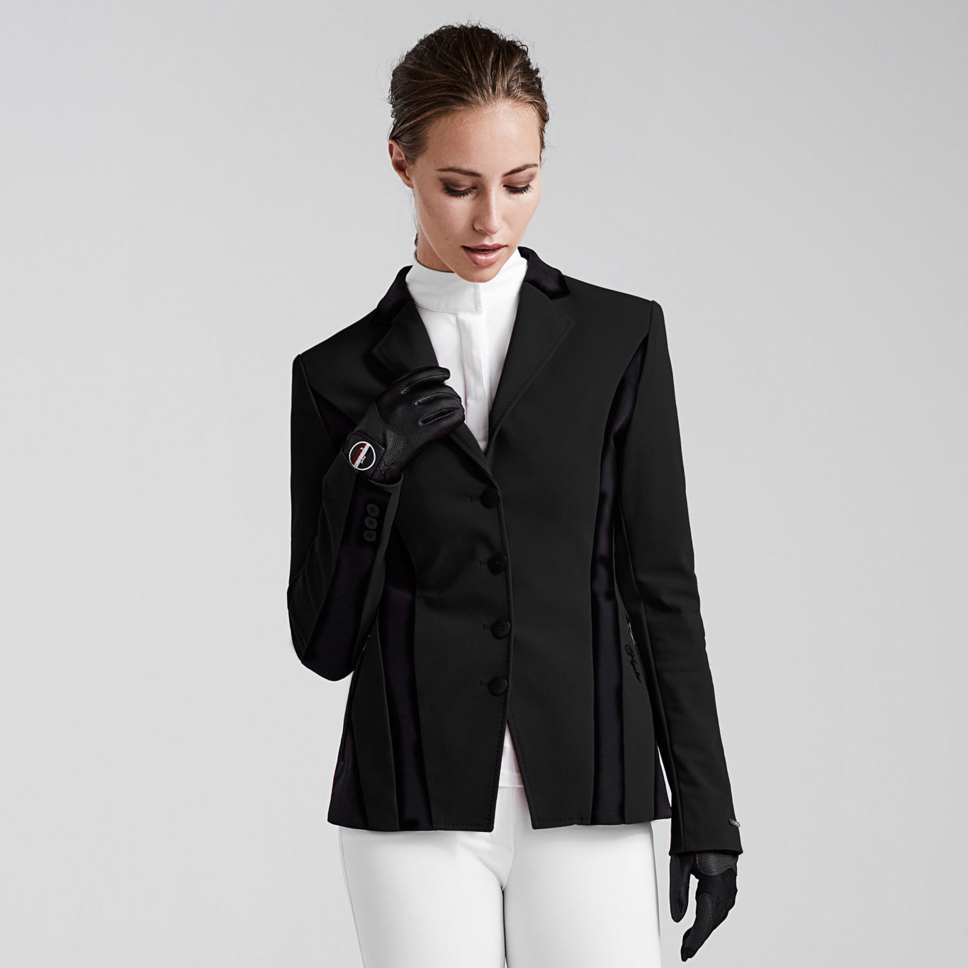 Black competition show jacket for woman – Sila – Kingsland Classic Master