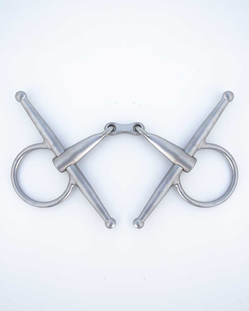 3-Piece Stick Snaffle in Titanium – Lorenzini X Equiline