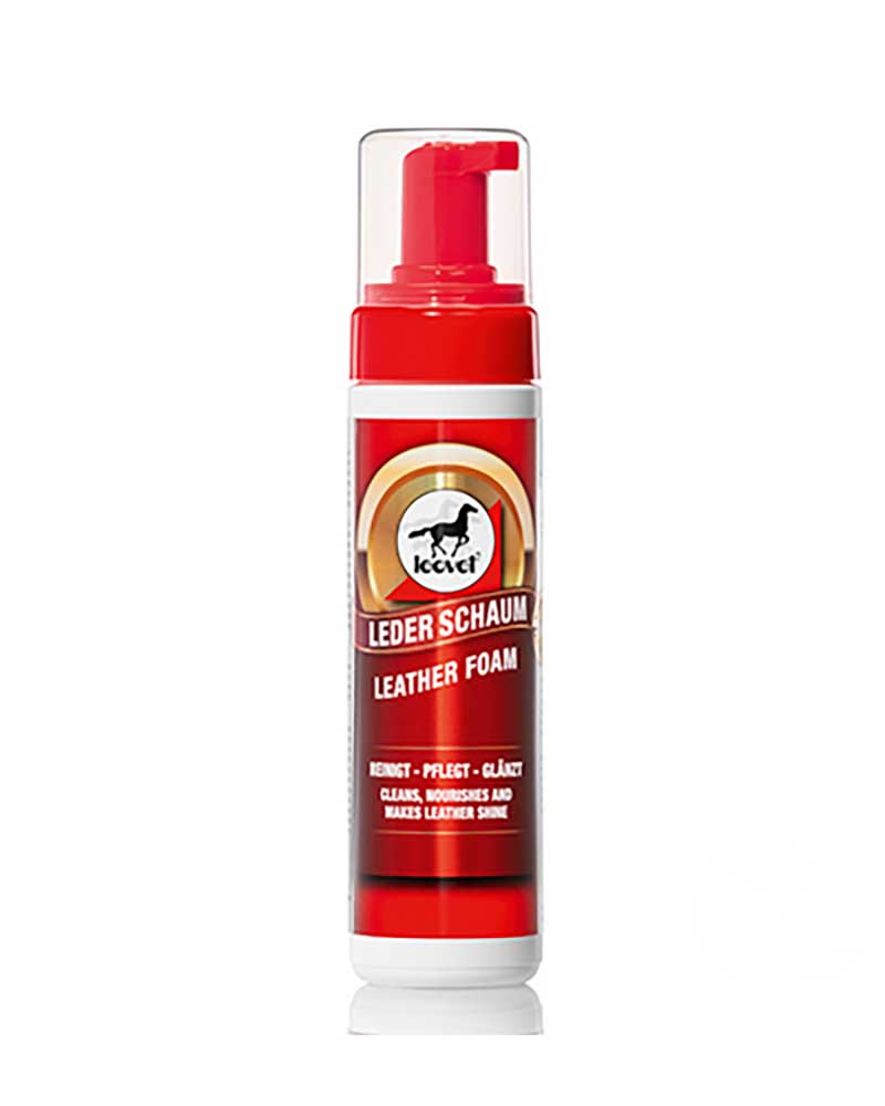 Mousse pour nettoyer, nourrir et donner brillance au cuir (200ml) - Leather foam - Leovet