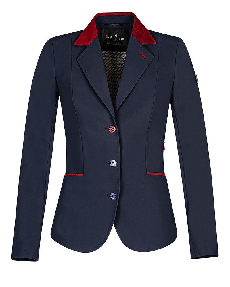 Navy competition jacket for women Bergenia - Equiline