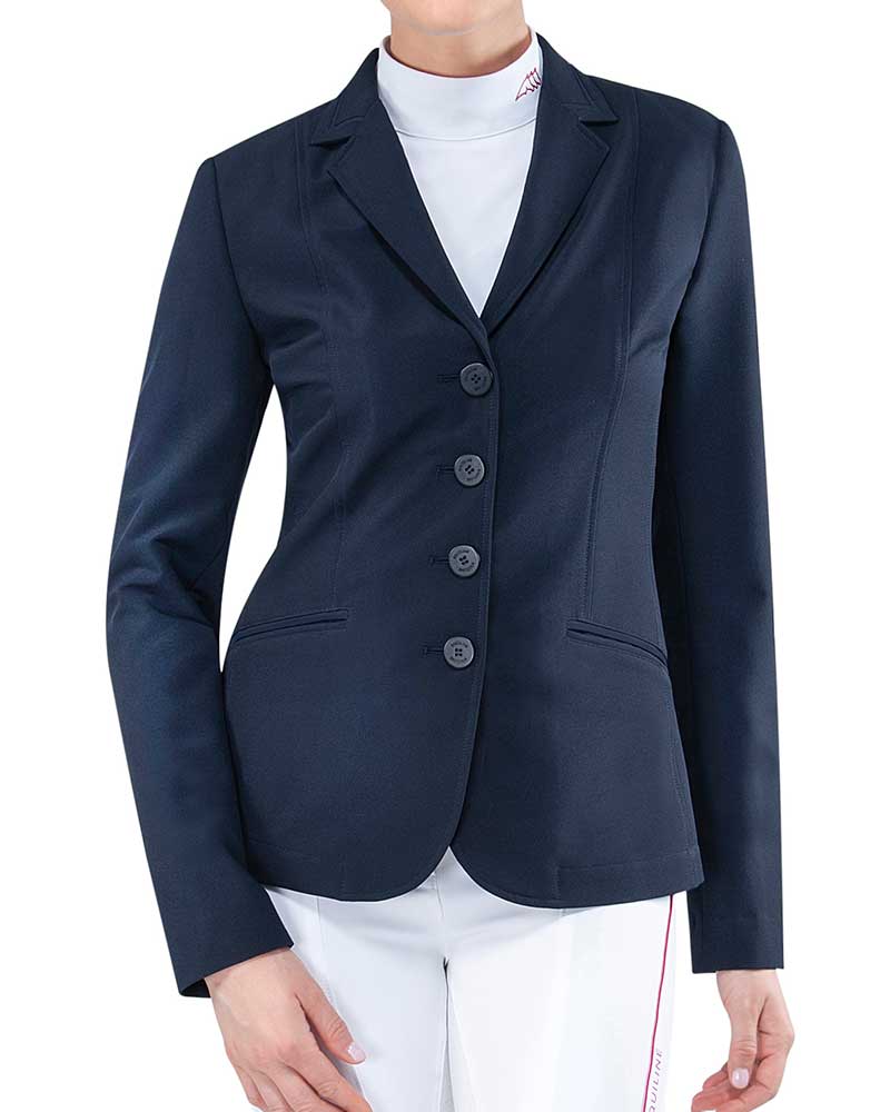 Navy blue competition jacket for women - Chastity - Equiline