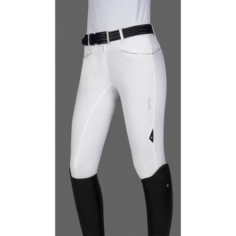 Pantalones blancos (grip rodilla) Summy - Equiline