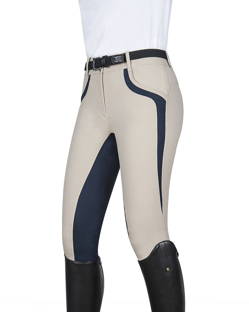 Beige riding breeches for women Patricia - Equiline