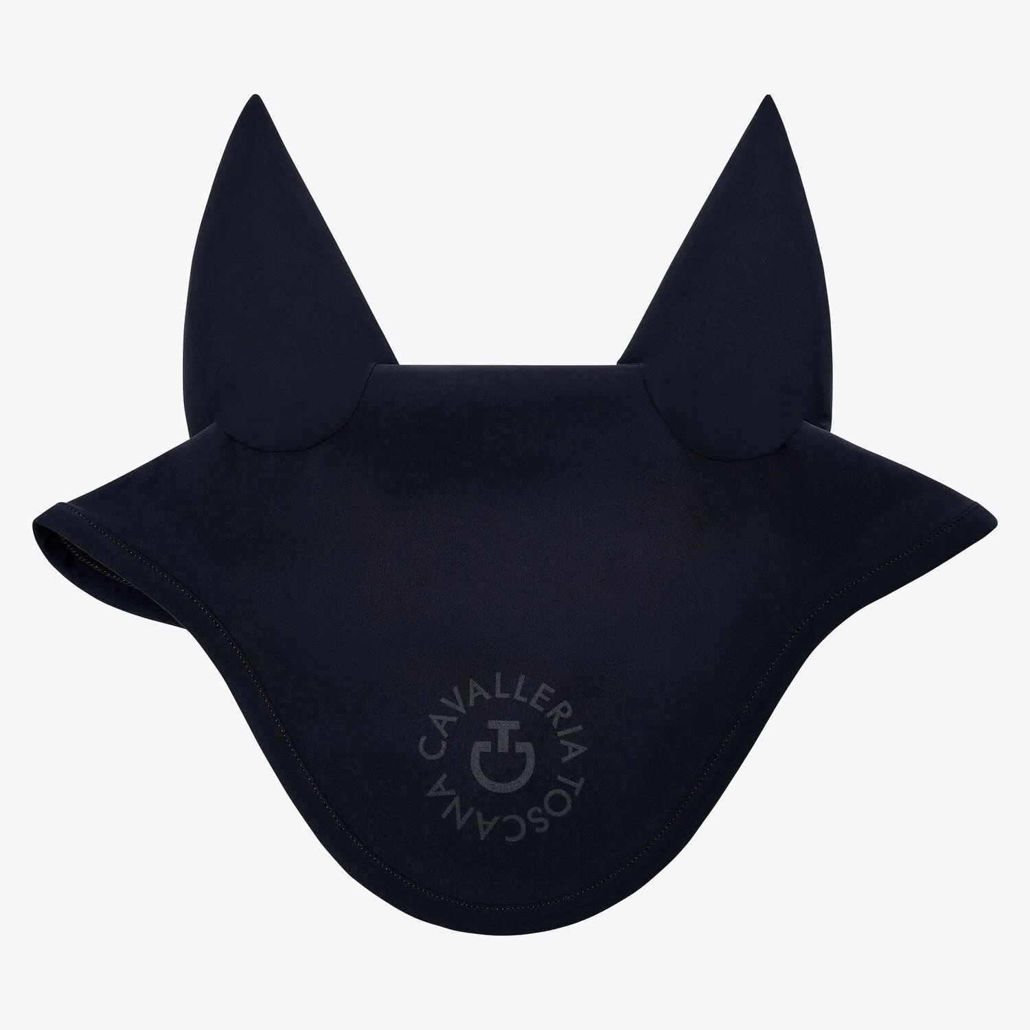 Navy blue earmuffs with thin elastic ears and halter grip for horse and pony - Cavalleria Toscana