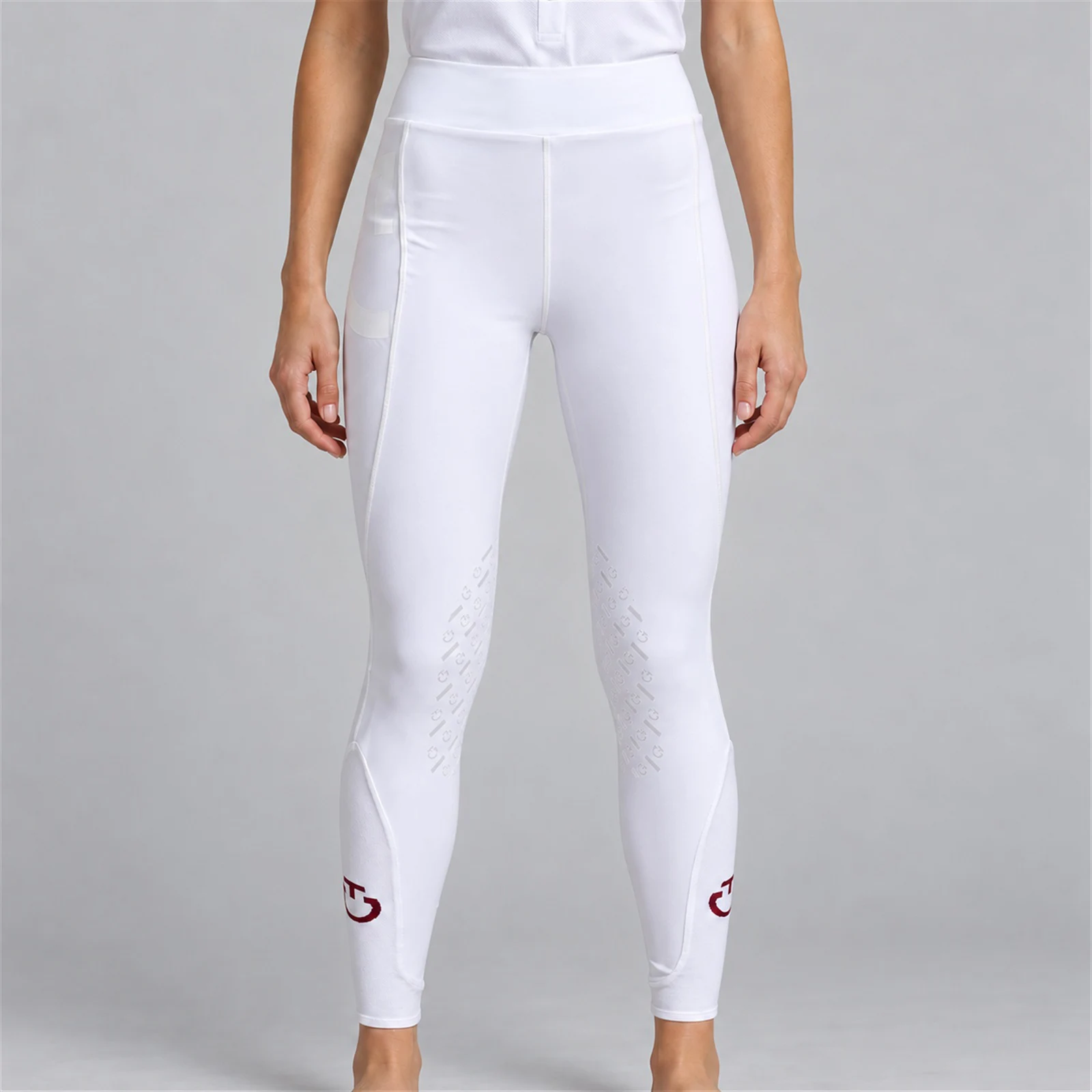 Legging d'équitation blanc pour femme - Cavalleria Toscana