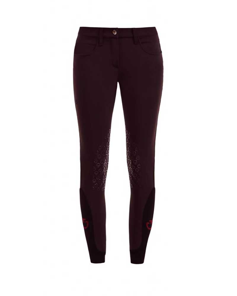 Women’s Dark Brown Riding Breeches with Knee Grip – Cavalleria Toscana