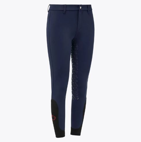Children navy full grip breeches without pockets - Cavalleria Toscana