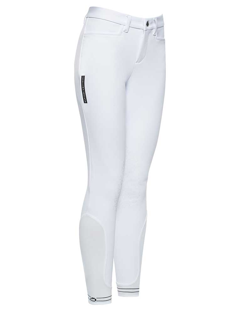 Pantalons d'équitation blanc (grip aux genoux) junior unisexe - Cavalleria Toscana