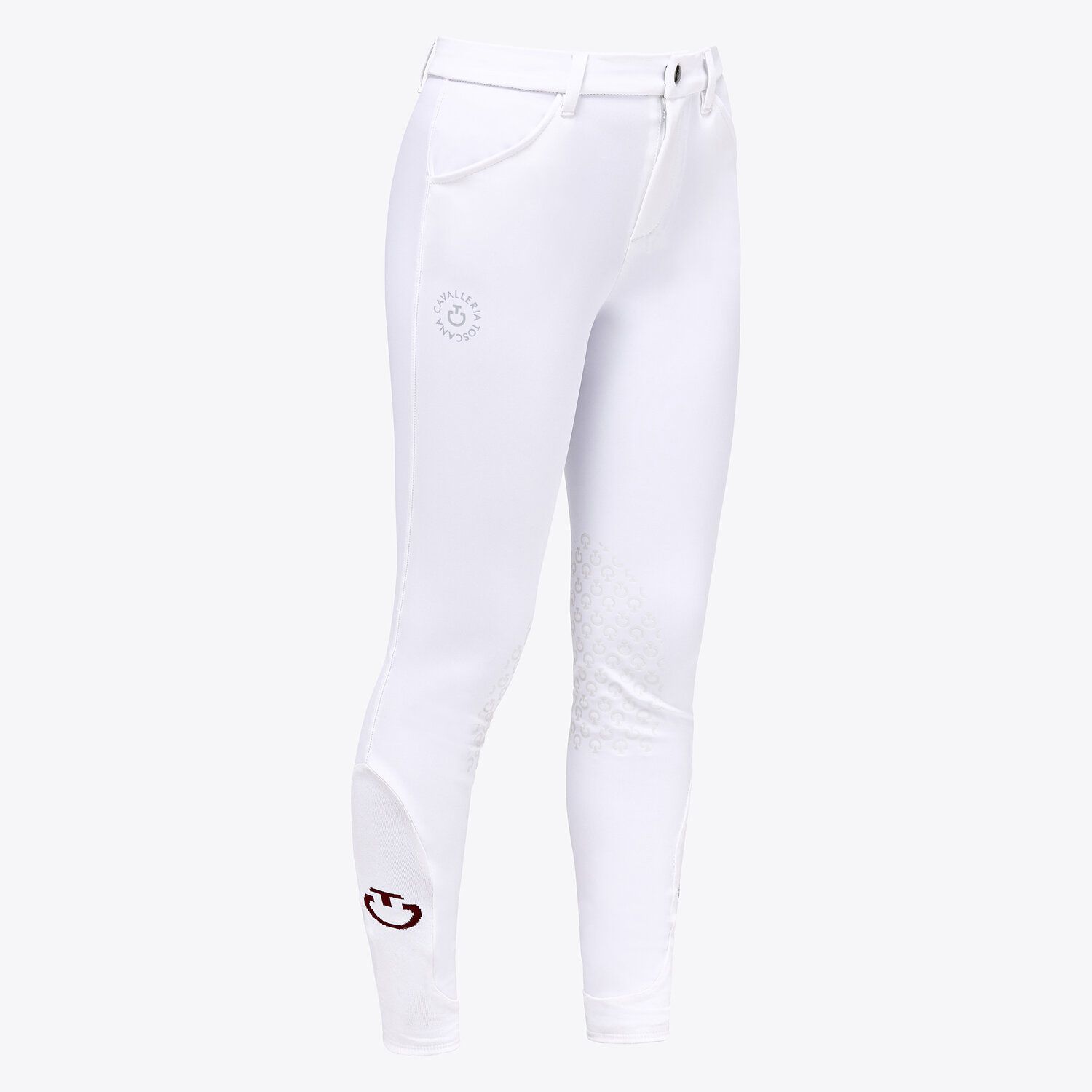 Children white full grip breeches without pockets - Cavalleria Toscana