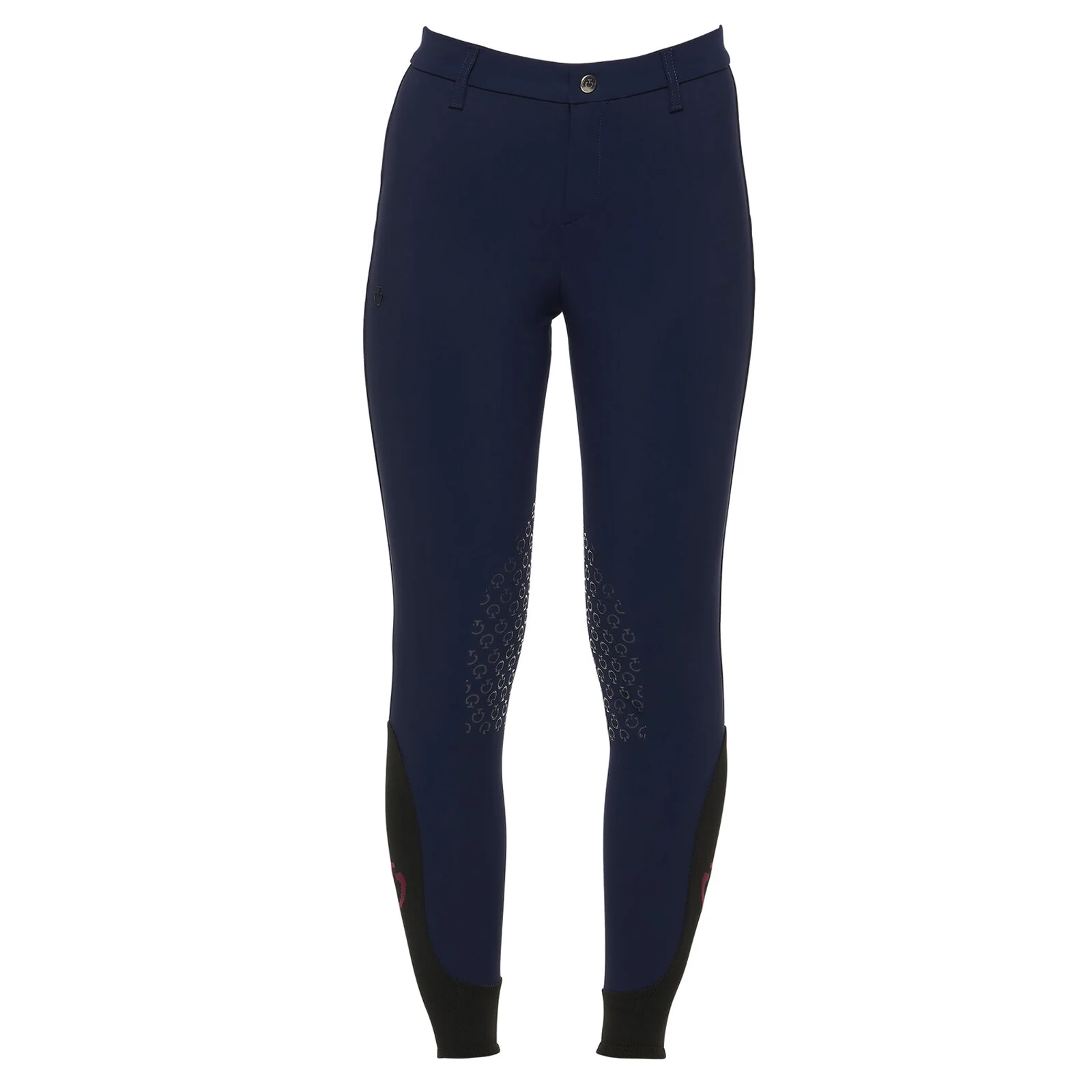 Pantalones de montar a caballo azul oscuro (grip rodilla) junior unisex - Cavalleria Toscana