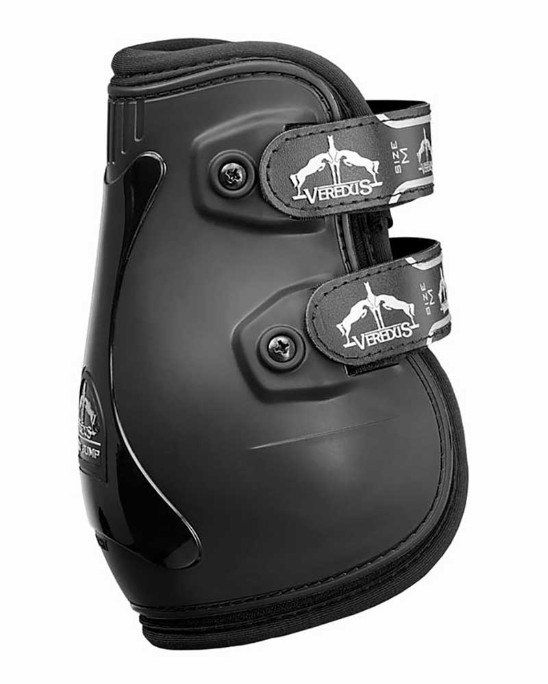 Protège-boulets postérieurs de saut noirs Pro Jump Elastic - Veredus