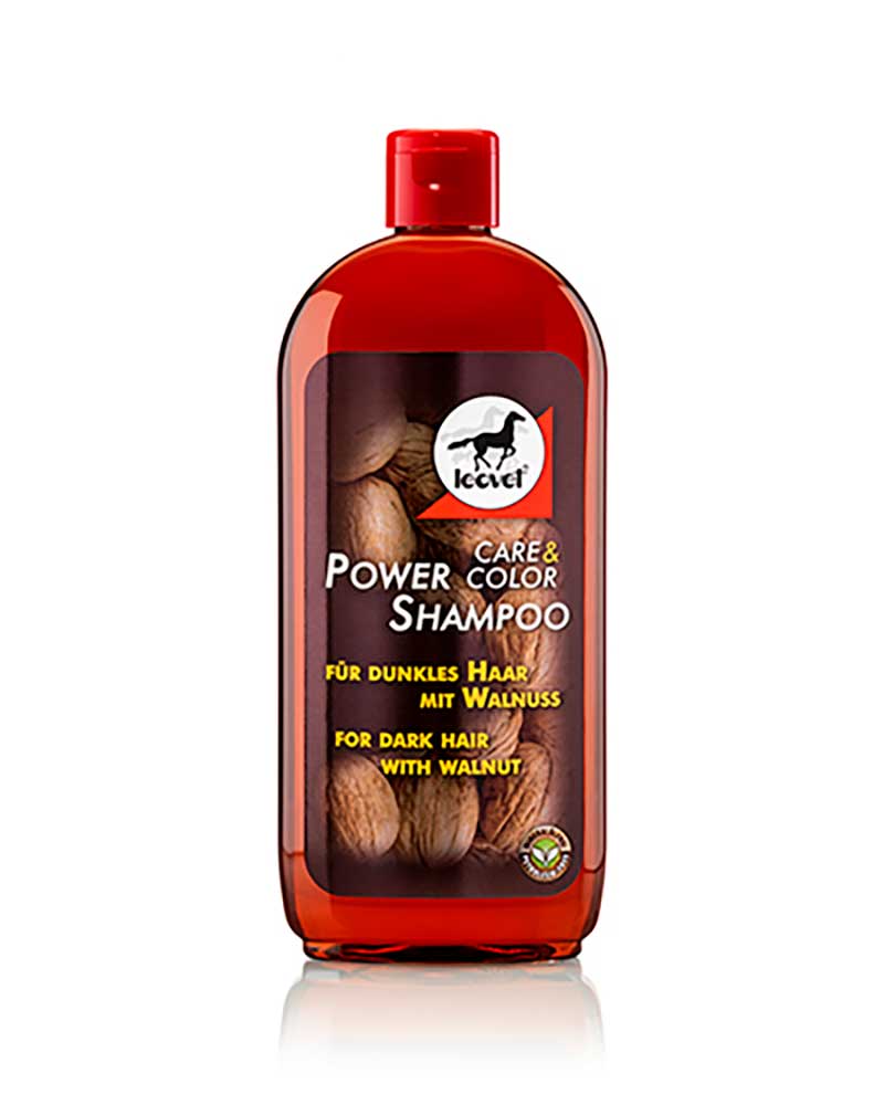 Champú de nuez para caballos oscuros (500ml) - Power shampoo walnut - Leovet