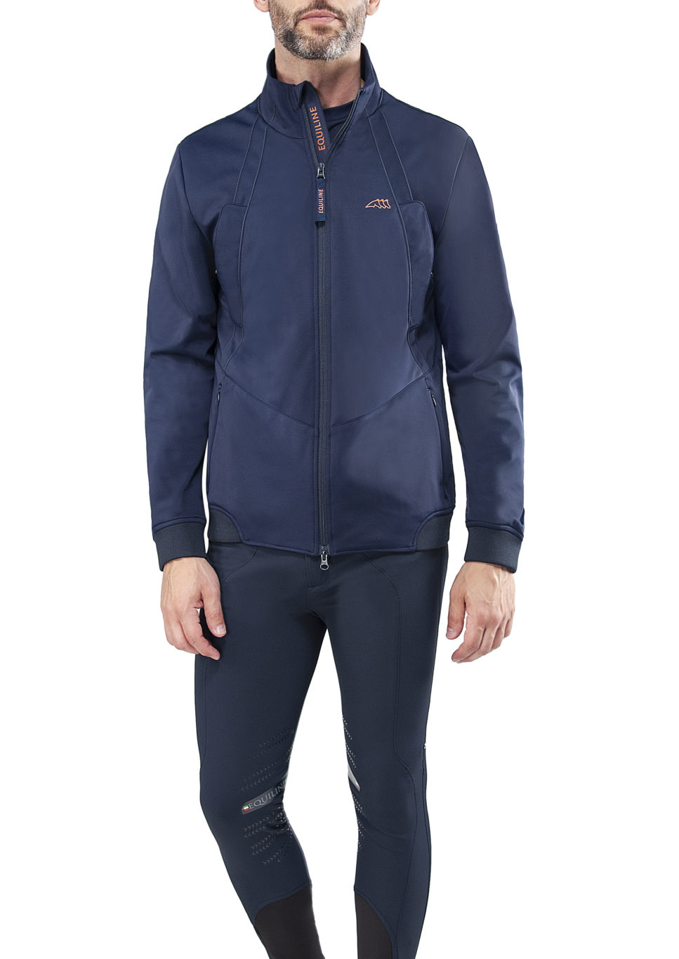 Navy jacket for men - Equiline