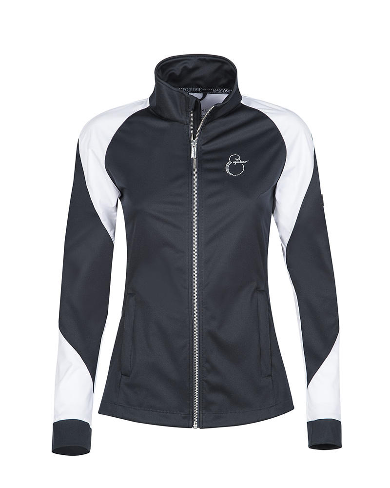 Chaqueta azul marino y blanca para mujer Pale - Equiline