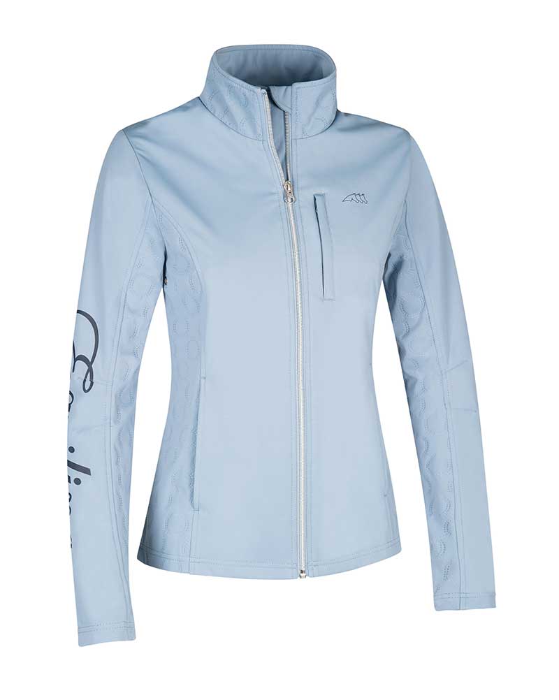 Veste softshell bleu clair pour femme - Honey - Equiline