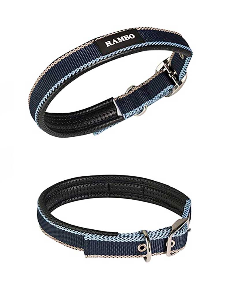 Navy Blue Dog Collar – RAMBO