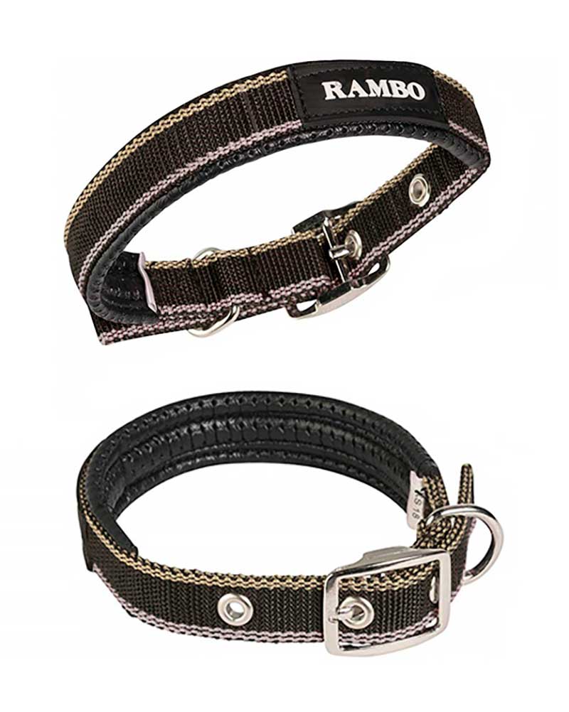 Dark Brown Dog Collar – RAMBO