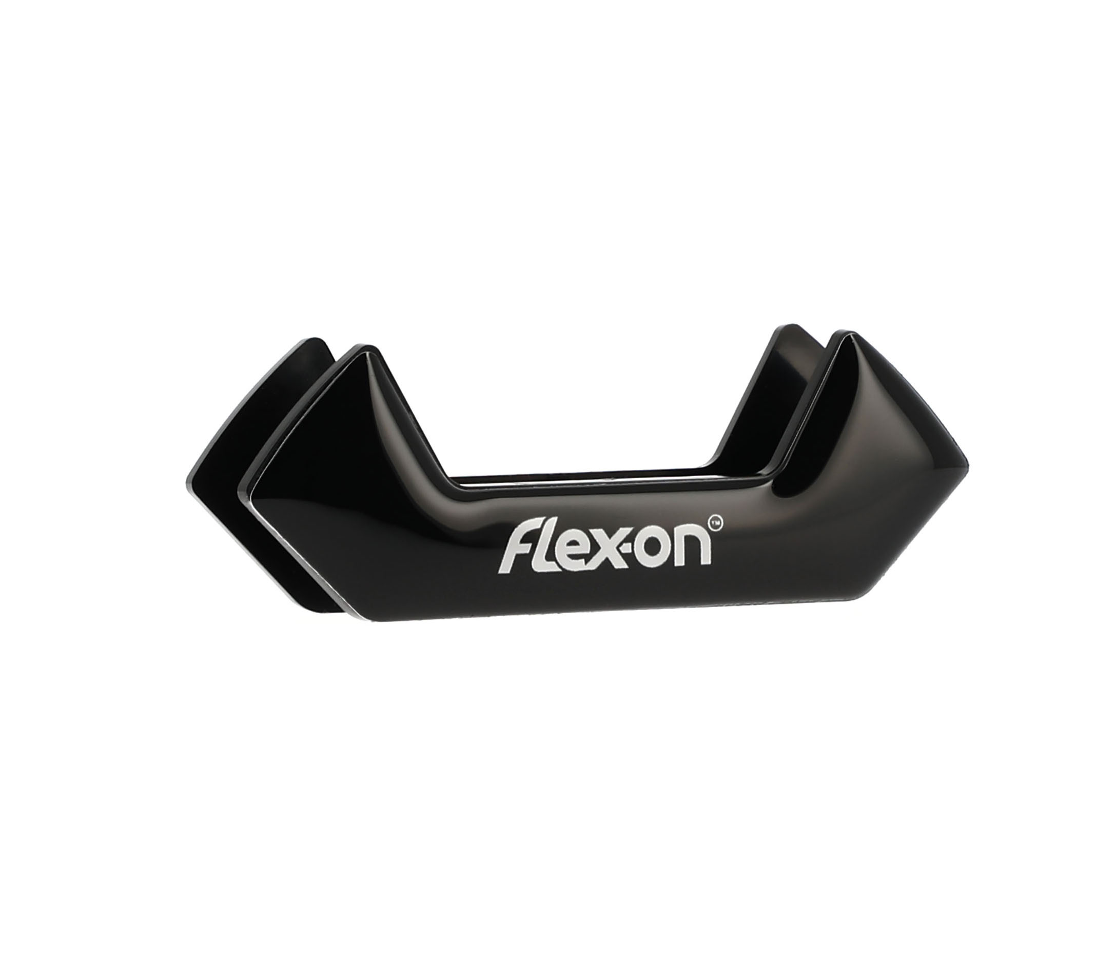 Black interchangeable magnet with white letters for Flex-on safe-on stirrups