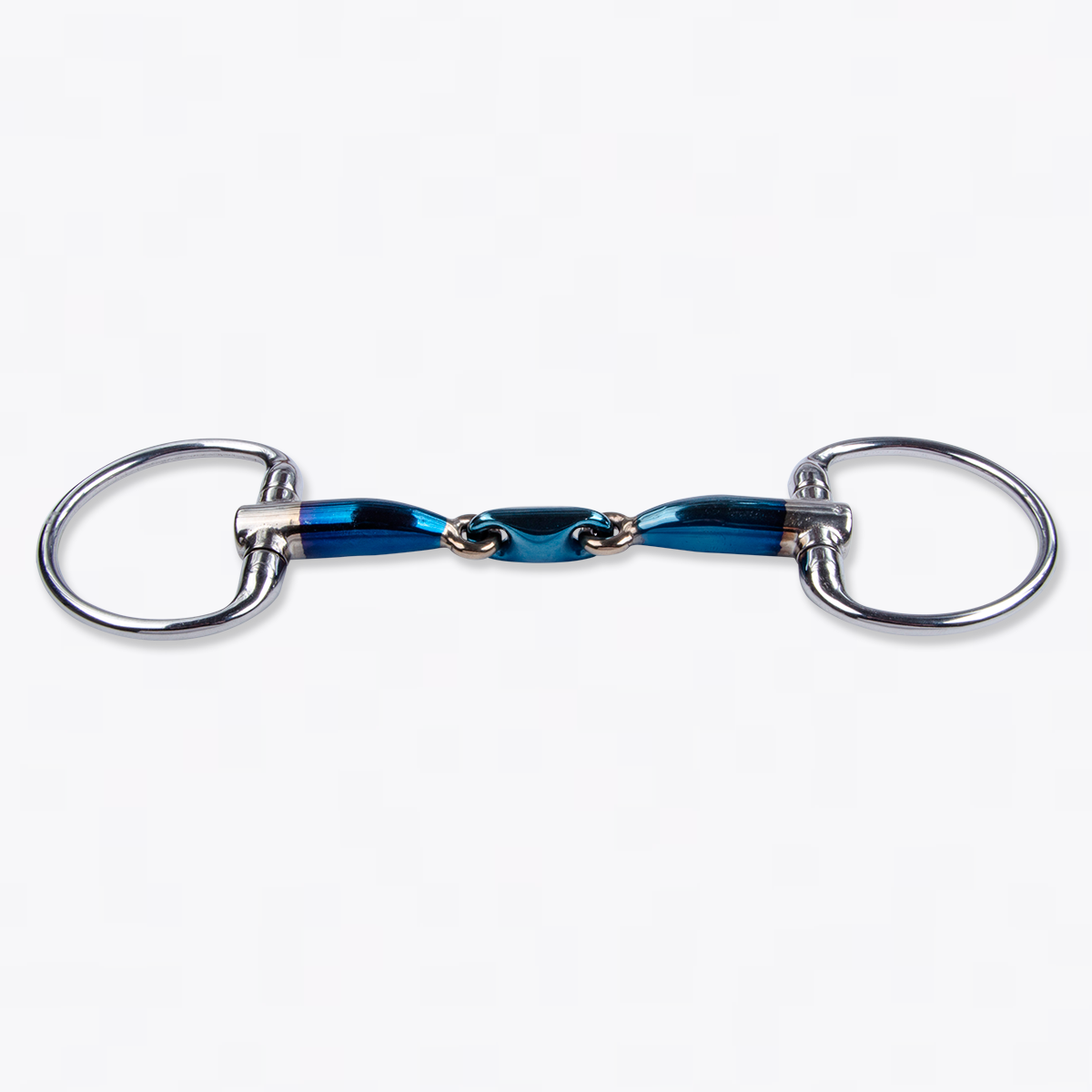 Olive snaffle 3 pieces for horse (elliptical) - Sweet Iron eggbutt - Trust