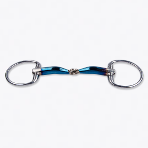 Olive snaffle 2 pieces for horse (jointed) - Sweet Iron eggbutt - Trust