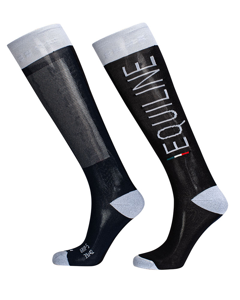 Black riding socks unisex Ibert - Equiline